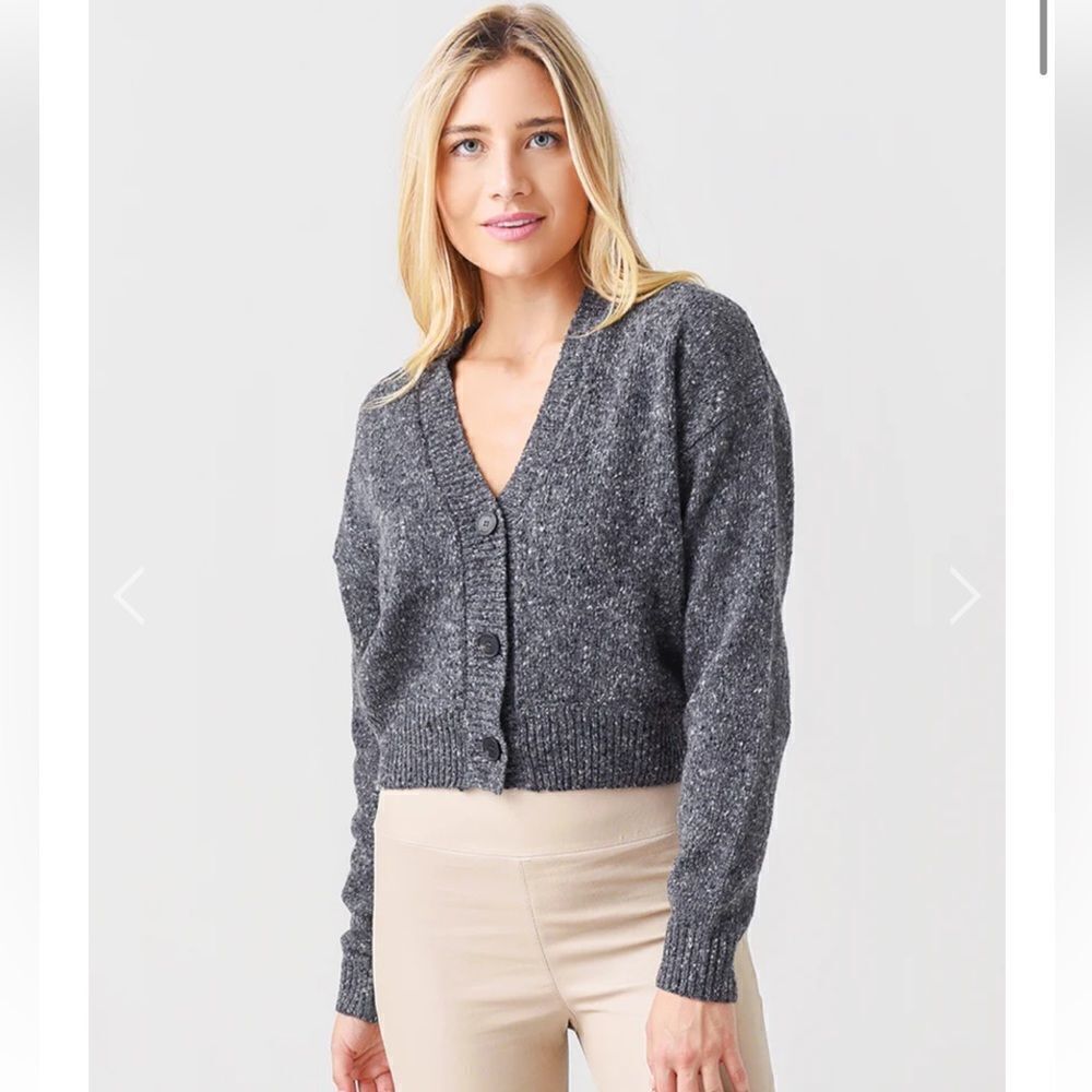 FRAME Cropped Cardigan